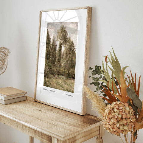 Camille Pissarro tree painting decor