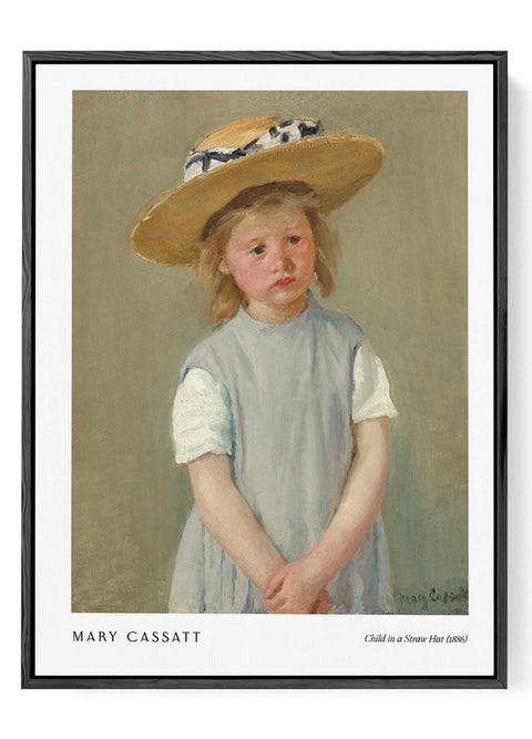 Cassatt child portrait vintage poster