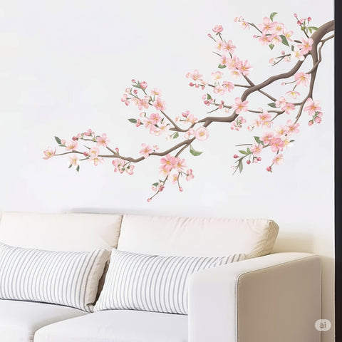 Cherry Blossom Branch Wall Decal