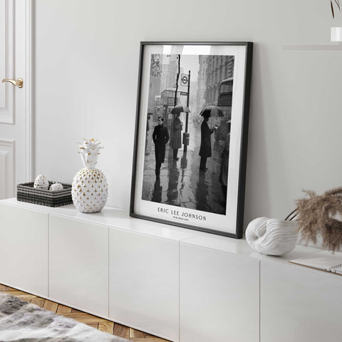 Classic London double decker bus print