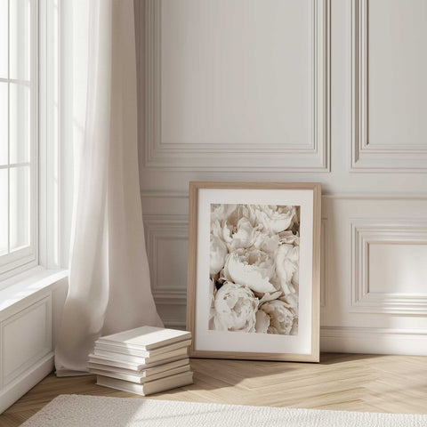 White Flowers Poster - oakposter