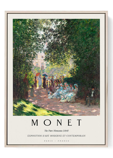 Claude Monet Parc poster