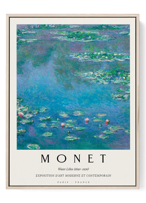 Claude Monet water lilies gallery wall