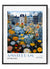 Colorful Amsterdam cityscape wall art