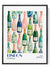 Colorful Portuguese kitchen bar wall art