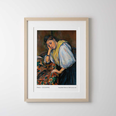Colorful cezanne portrait wall decor