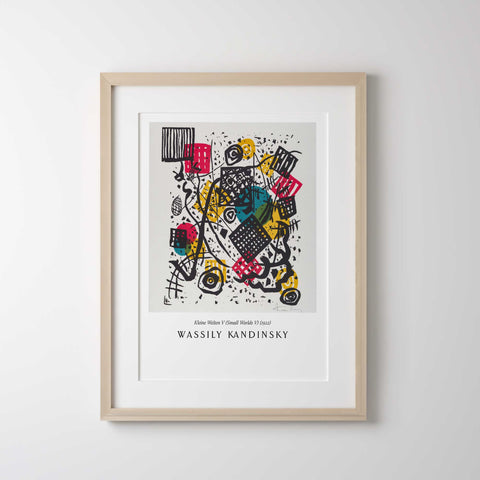 Colorful geometric decor artwork