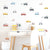 Colorful vehicle wall decals