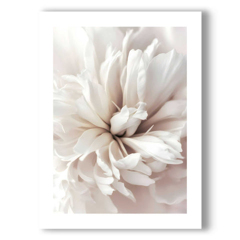 Contemporary floral wall art for a modern nursery or creative workspace.
