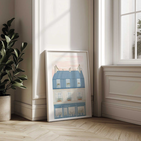 Contemporary gallery wall art featuring iconic Parisian architecture and landmarks.