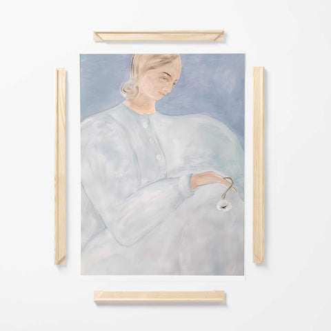 Contemporary pastel figure painting