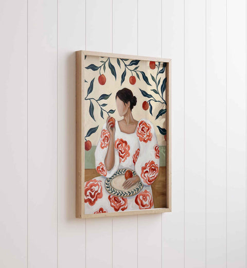 Cottagecore floral wall art print
