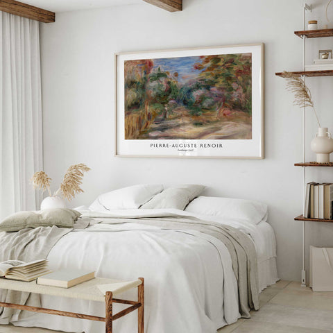 Cottagecore landscape art print