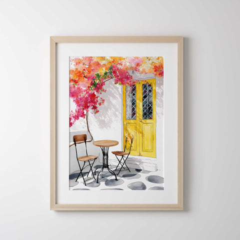 Courtyard print