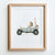 Cozy Nursery Print – Vintage Car Adventure