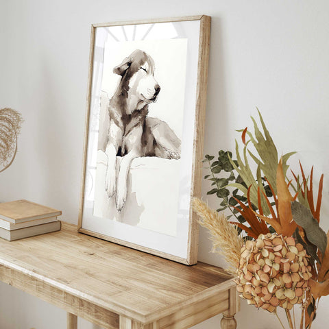 Cozy beagle dog wall decor
