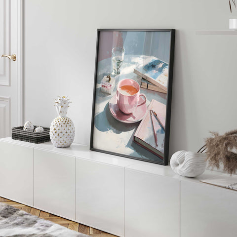 Cozy morning art print