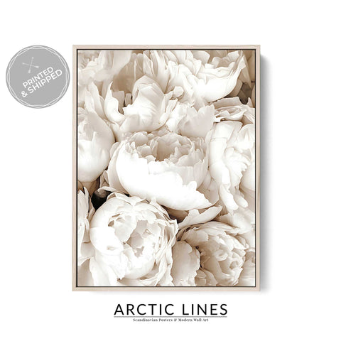 White Flowers Poster - oakposter