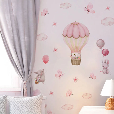 Cute Baby Room Bunny Wall Decor