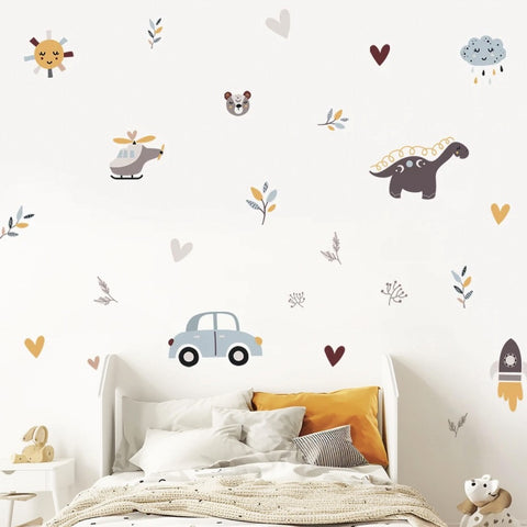 Cute animal wall art