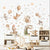 Cute rabbit stickers for kids bedroom and living room