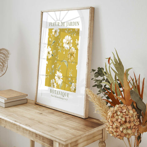 Daisy pattern fine art print decor