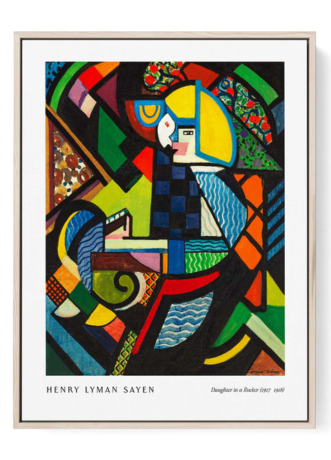 Daughter in a Rocker Henry Lyman Sayen print