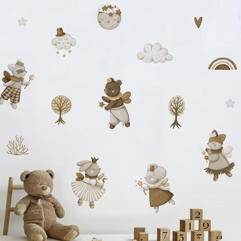 Deer Squirrel Hedgehog Decals