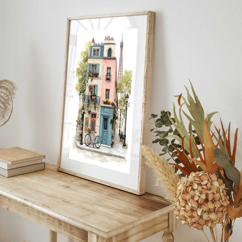 Eiffel Tower Paris wall decor artwork