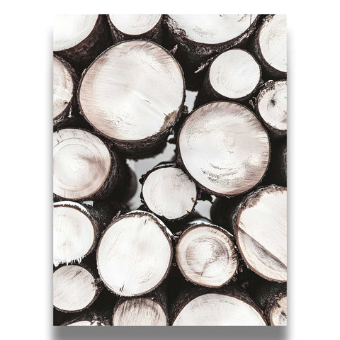 Elegant and calming nature-inspired art poster for a cozy living room.