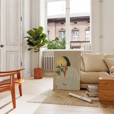 Elegant and simple wall art for a modern minimalist home interior.