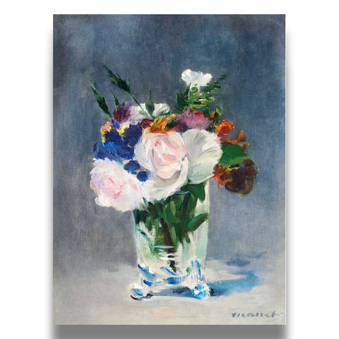 Elegant and timeless floral art poster for a modern dining room or office.