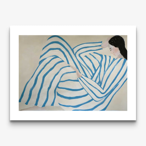 Elegant figurative statement print