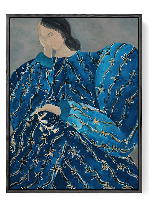 Elegant figurative wall art poster