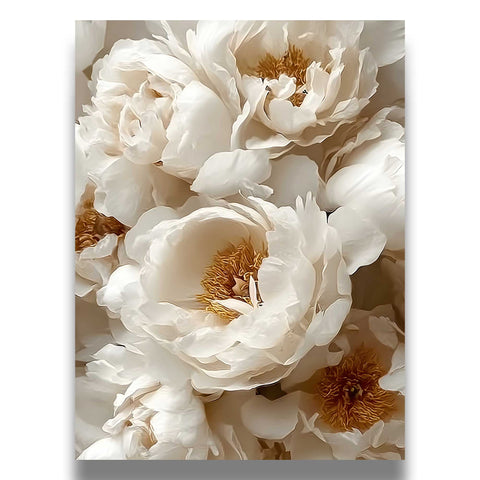 Elegant peony bouquet art print