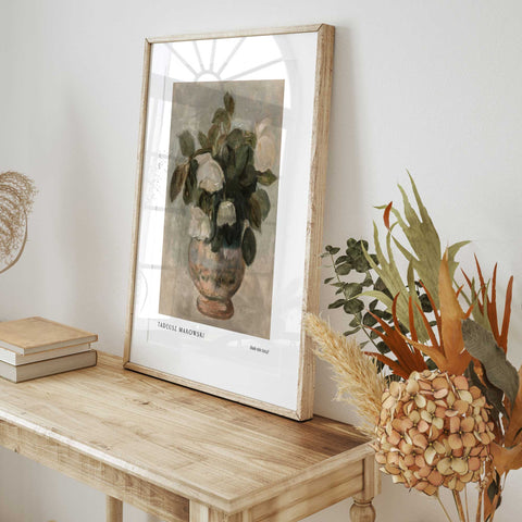 European 1920s floral artwork