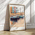 European Seaside Print – Handmade Harbor Reproduction