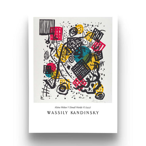 Expressionist print wall decor