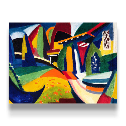 Fauvist style modern art print