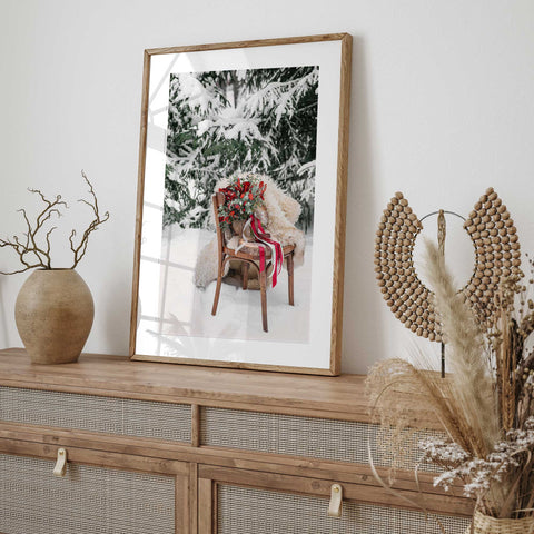 Festive Rustic Chair Decor