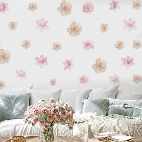 Floral stickers for nursery