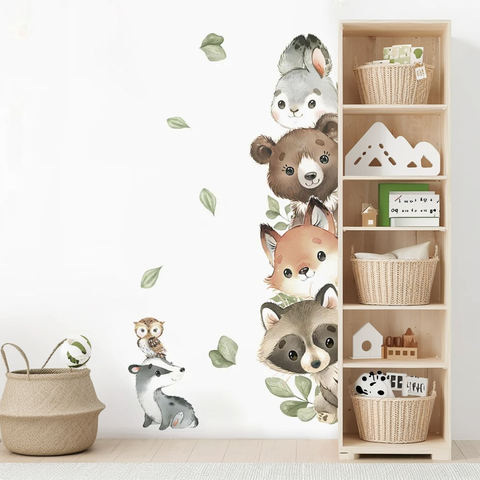 Forest animal wall stickers

