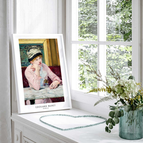 French café scene manet artwork