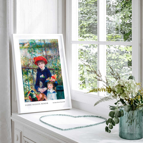 French impressionist portrait poster