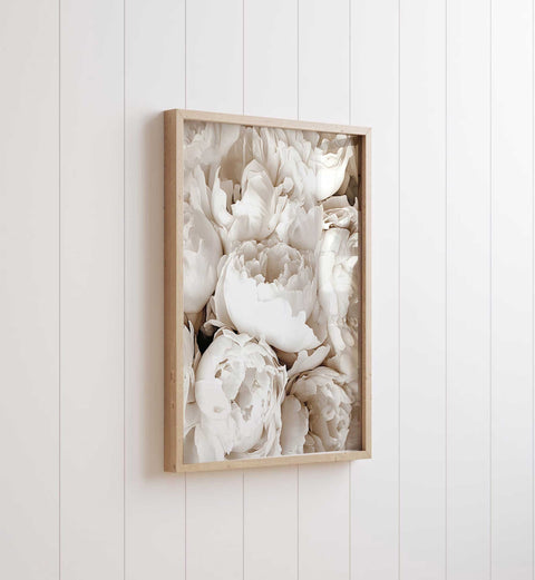 White Flowers Poster - oakposter