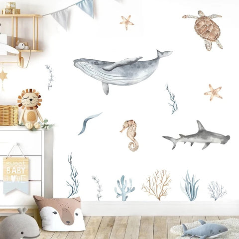 Giant Whale Wall Sticker
