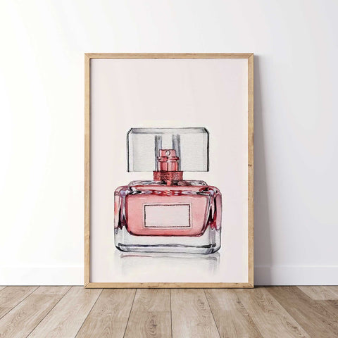 Pink Elegance Perfume Poster OA185-G