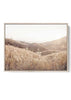 Golden Hour Hillscape Poster Canvas Art - Tranquil Nature Wall Print