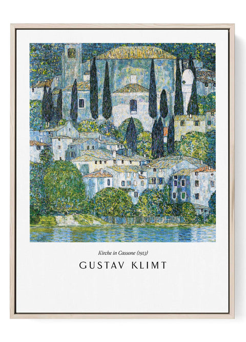 Gustav Klimt Kirche in Cassone poster