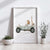 Handmade Animal Art – Vintage Car & Friends Poster